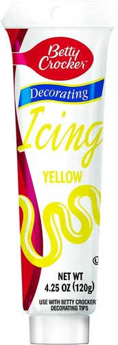 Vista 2 de Betty Crocker Glaseado decorativo amarillo limón, 4.2500 onzas (paquete de 6)