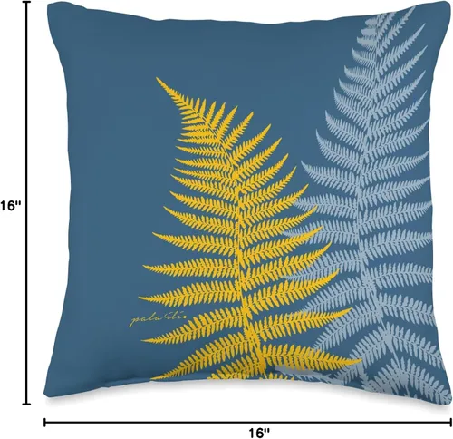 Vista 4 de Palapalai Polu - Pala'ili Almohada de tiro 16x16, multicolor