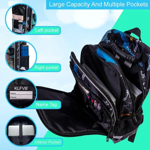 Vista 9 de gxtvo Mochila de dinosaurio para niños, 3 unidades, 16 pulgadas, preescolar, primaria, con lonchera