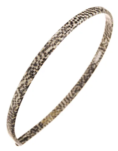 Vista 10 de Diadema marrón para mujer, France Luxe de 1/4 de pulgada, ultracómoda, delgada, África, ajuste flexible con dientes suaves antideslizantes, sujeción