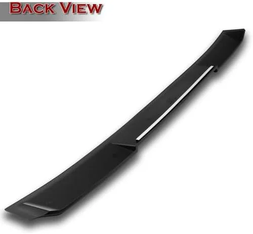 Vista 4 de Alerón de techo de ventana trasera de plástico ABS compatible con Nissan Máxima 2016-2023, 2017 2018 2019 2020 2021 2022 (negro mate)