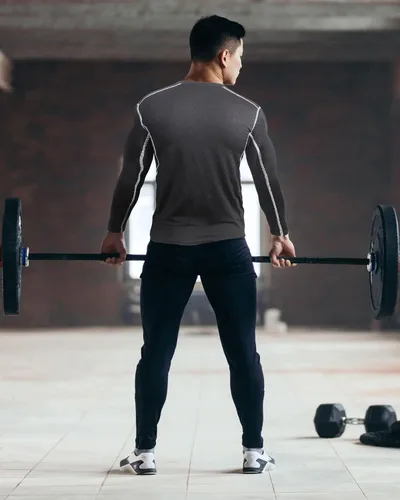 Vista 5 de Hicarer Paquete de 6 camisas de compresión atlética para hombre, camisetas de manga larga para entrenamiento, correr, camisetas deportivas