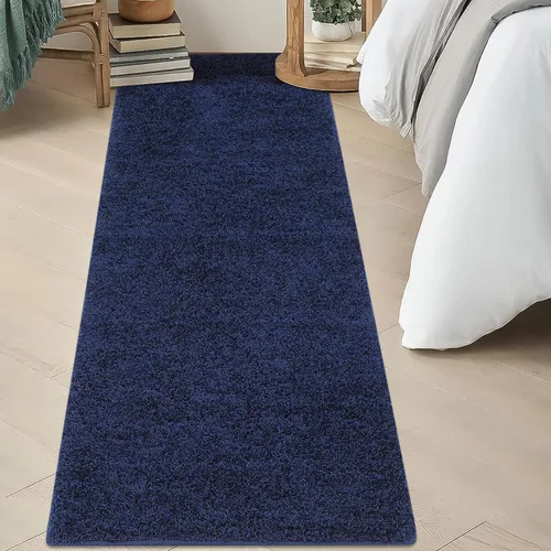 Vista 8 de Fashionwu Alfombra grande esponjosa de 5 x 8 pies, alfombra de felpa para sala de estar, guardería, antideslizante, alfombra mullida para decoración
