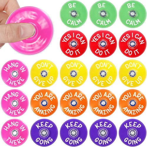 Vista 16 de Sotiff 24 piezas de tortuga verde Fidget Spinners a granel, mini juguetes