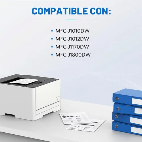 Vista 2 de LC401XL LC401 - Cartuchos de tinta compatibles con Brother MFC-J1010DW