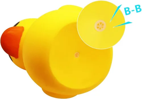 Vista 3 de CICITOYWO Patos de goma amarillos, juguetes de baño grandes para preescolar, tina flotante, patos chirriantes, regalo para baby shower, bebés, niños