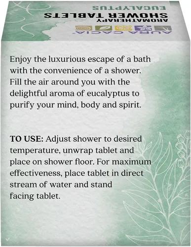 Vista 2 de Aura Cacia tabletas para regadera, 3 Ea