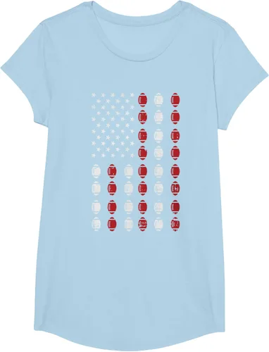 Vista 14 de Camiseta patriótica de jugador atleta del 4 de julio de fútbol americano, Negro
