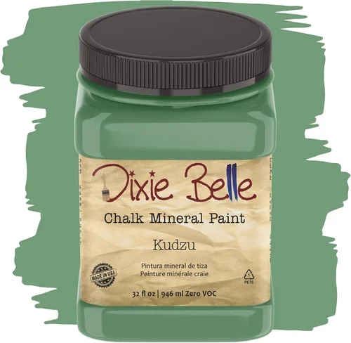 Vista 349 de Pintura para muebles con acabado de tiza Dixie Belle Paint Company - Amatista (4oz) - Pintura mineral de tiza chic púrpura profundo mate