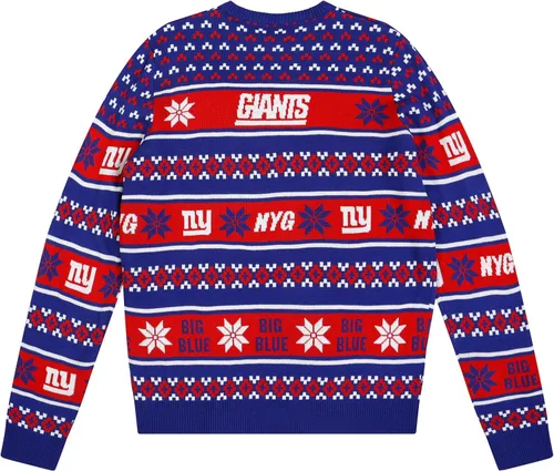 Vista 23 de FOCO Suéter feo con logotipo grande del equipo NFL