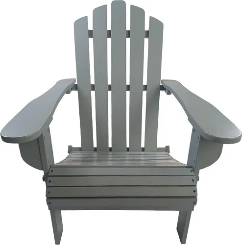 Vista 3 de Folding Adirondack Chair – Outdoor Chairs for Patio, Garden, Fire Pit 250 LBS Capacity, Solid Hardwood, Wide Armrests