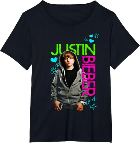 Vista 6 de Camiseta negra oficial de Justin Bieber S