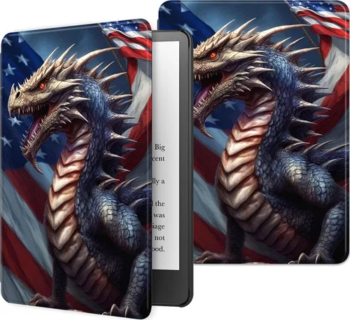 Vista 63 de Funda para Kindle básico de 6 pulgadas (11.ª generación), múltiples ángulos, piel sintética, delgada, con función de encendido y apagado automático