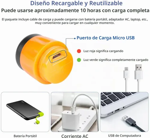 Vista 3 de ulip Luz de agarre para manillar señales de giro para bicicleta intermitentes para E-Scooters Lámpara indicadora recargable USB Luces de advertencia