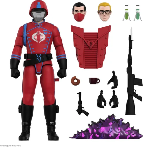 Vista 15 de Super7 ULTIMATES! G.I. Joe Cobra B.A.T. (Comic) - Figura de acción de G.I. Joe de 7 pulgadas con accesorios, coleccionables clásicos de dibujos