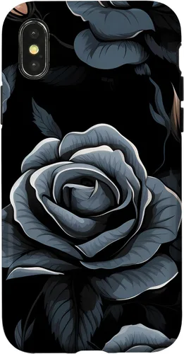 Vista 5 de Black Rose Floral Flower Case for iPhone 16