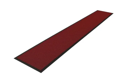Vista 51 de Guardian Platinum Series Tapete Limpiador de Piso Interior, Goma con Alfombra de Nailon, 4'x17', Marrón