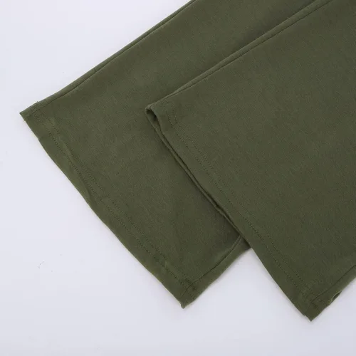 Vista 7 de Pantalones cargo para mujer, pantalones de yoga con corte de bota, pantalones de pierna ancha, talla grande, pantalones de entrenamiento de gimnasio