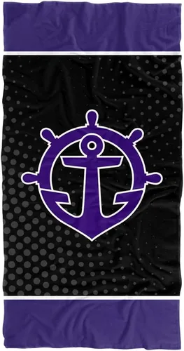 Vista 228 de LOGOVISION Manta Abilene Christian University, 30x60 Logo Dots CottonFront/PolyBackBeachTowel