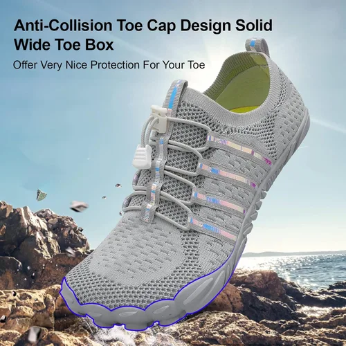 Vista 5 de XIHALOOK - Zapatos deportivos de senderismo para mujer y hombre, de secado rápido, para playa, caminar, kayak, surf, entrenamiento