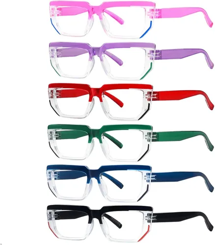 Vista 17 de Eyekepper Lupa de mano gafas de lectura plegables Metalless Lectores sin tornillos con correa para el cuello - Negro +0.50