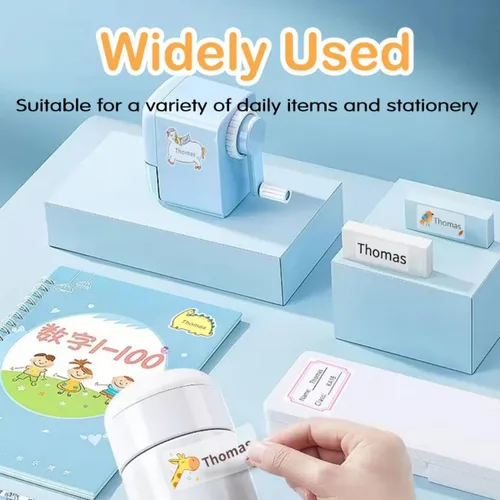 Vista 2 de Etiquetas de nombre personalizadas para bolígrafos y lápices, etiqueta personalizada impermeable personalizada, etiquetas personalizadas, etiquetas