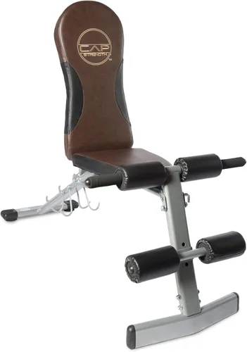 Vista 9 de CAP Barbell Banco plano/inclinado/declive Negro