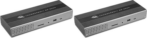 Vista 10 de OWC Thunderbolt mini Dock, Bus-Powered 5-Port Multi-Adapter with Dual 4K HDMI, Dual USB, Gigabit Ethernet, Integrated 7.2-inch TB Cable, for TB