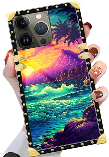 Vista 16 de Funda compatible con iPhone X/Xs, TPU suave de lujo y parte trasera de policarbonato duro para niñas y mujeres, funda protectora a prueba de golpes