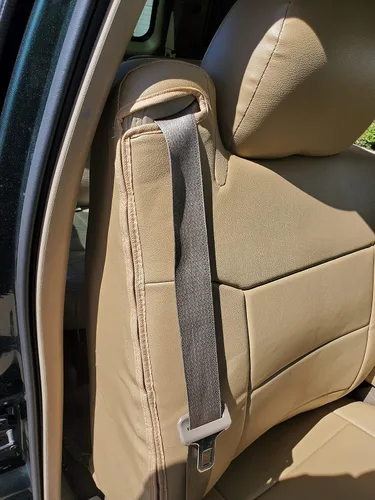 Vista 6 de Funda protectora para asiento delantero y 2 apoyabrazos, de piel sintética, personalizada, original, para Chevy.