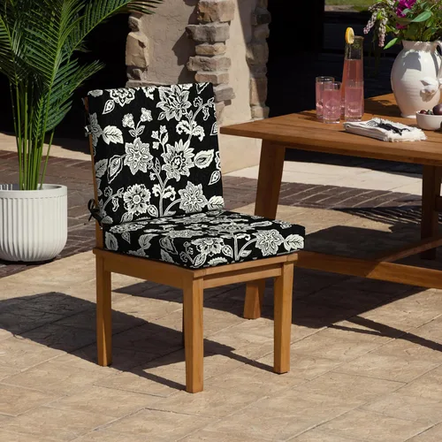 Vista 2 de Arden Foam - Cojín para silla de comedor al aire libre, 20 x 20 pulgadas, fabricado con espuma ProFoam, resistente a la lluvia, resistente a