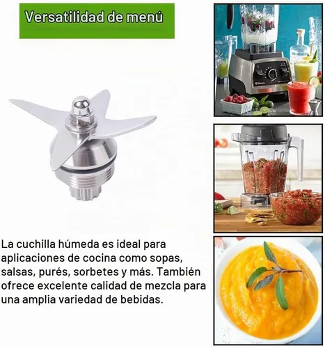 Vista 6 de Conjunto de cuchilla con kit de zócalo de accionamiento para licuadora 1151