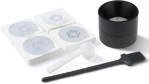 Vista 8 de Kit de sellos de papel de aluminio reutilizable Vertuo Capsule Kit para cápsulas VertuoLine para reutilizar cápsulas recargables Nespresso