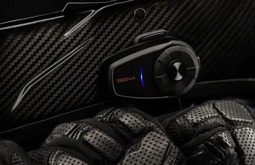 Vista 6 de Sena Sistema de comunicación de auriculares Bluetooth para motocicleta 10S, paquete doble (renovado)