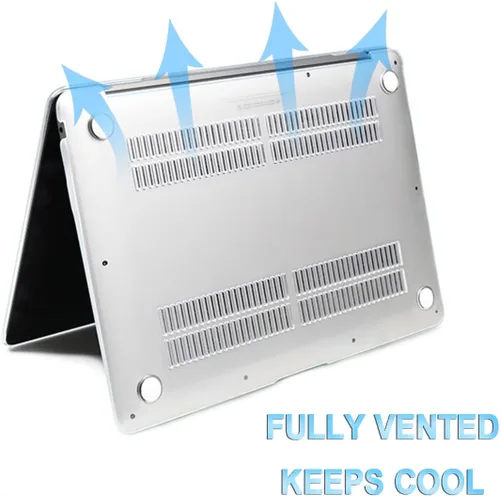 Vista 5 de Funda compatible con MacBook Pro de 13 pulgadas M2 2024, 2023, 2022-2016 A2338 M1 A2251 A2289 A2159 A1989 A1708 A1706, funda rígida de plástico