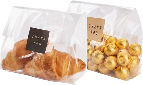 Vista 9 de Bolsas para galletas, paquete de 100 unidades de 9 x 3.2 pulgadas para estilistas de fiestas Use them for pastry sticks, cookies, party favors