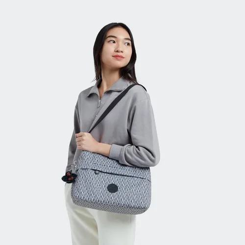Vista 4 de Kipling Espinosa Bolso de hombro estampado Artisinal K 1175L x 925H x 475D