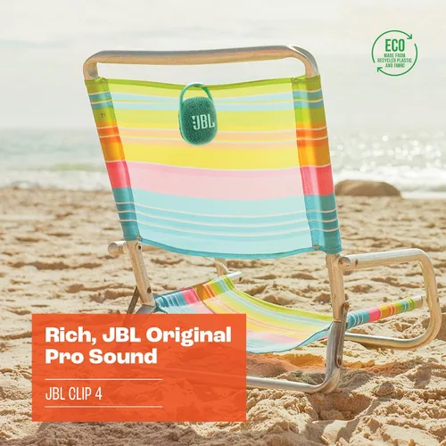 Vista 3 de JBL JBLCLIP4ECOGRNAM-Z Clip4 Eco Altavoz, Verde - Certificado Reacondicionado