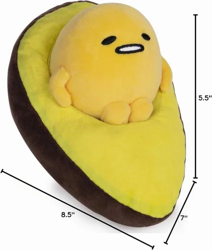 Vista 5 de GUND Sanrio Gudetama The Lazy Egg - Peluche de aguacate, 9 pulgadas