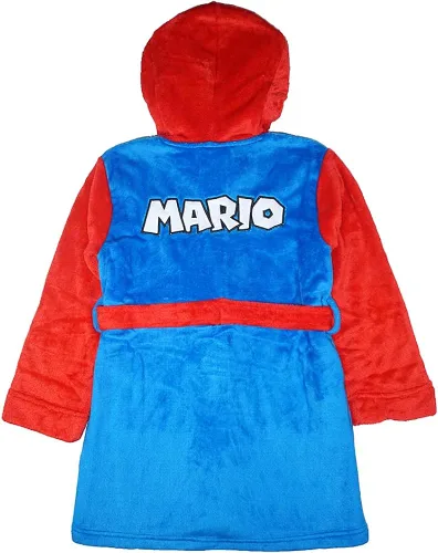 Vista 5 de SUPER MARIO Bata de peluche para niños