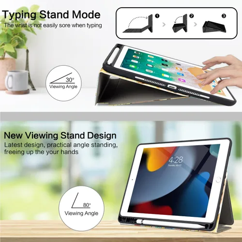 Vista 4 de Vimorco para iPad Funda para 6ª/5ª Generación 2018/2017, para iPad Air 2/Air Funda 2014/2013, para iPad 6ª/5ª Gen 9.7-pulgadas con Soporte