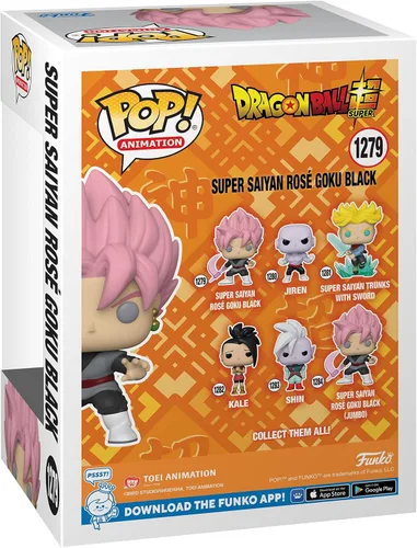 Vista 3 de Funko Pop! Animación: Dragon Ball Super - Goku Super Saiyan Rosa con Guadaña Translúcida