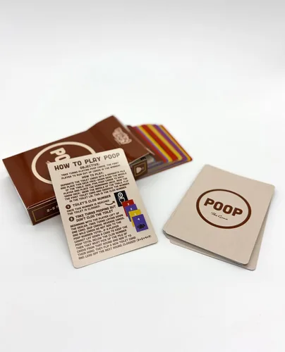 Vista 5 de Breaking Games Poop The Game - Juego de cartas divertido y familiar para niños de 6 años en adelante, perfecto para noches de juegos y fiestas, 2 a