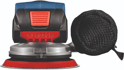 Vista 6 de BOSCH GEX18V-5B15 18V Kit de lijadora orbital aleatoria sin escobillas de 5 pulgadas con (1) batería de alimentación avanzada CORE18V 4 Ah