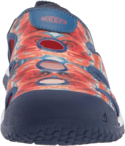 Vista 2 de KEEN Sandalias Stingray para niños, color rojo