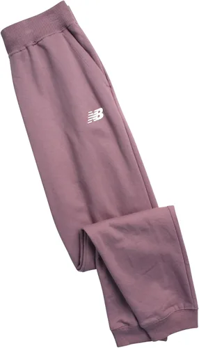 Vista 18 de New Balance Pantalones deportivos para niña, forro polar de mezcla de algodón suave con cordón y bolsillos (tallas 8-16)