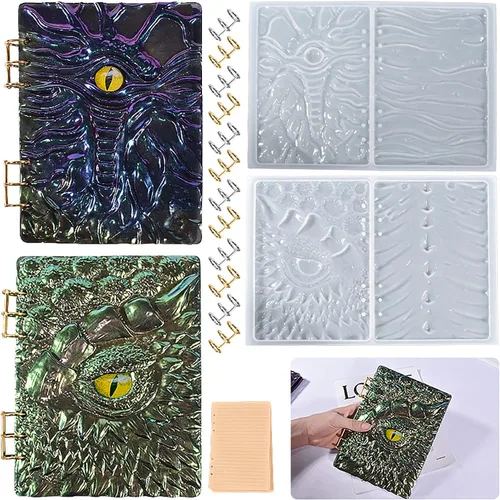 Vista 8 de Molde de Fundición de Resina de Flor Rosa Corazón Peonía - Moldes de Silicona de Fundición de Resina para Decoración del Hogar y Fabricación