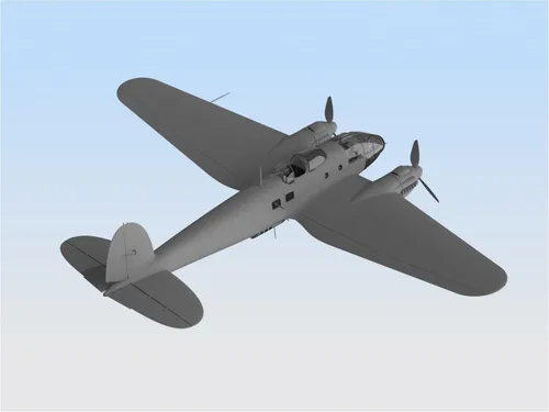 Vista 5 de ICM ICM48263 148-He 111H-16, bombardero alemán de la Segunda Guerra Mundial