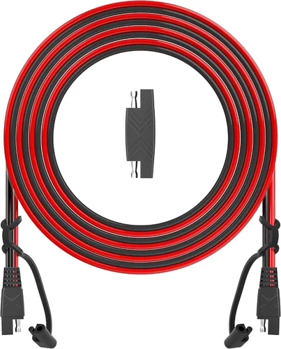 Vista 8 de OYMSAE Cable de extensión SAE, cable de desconexión rápida SAE de 6 pies 16 AWG a SAE, cable conector de extensión SAE para motor de arrastre