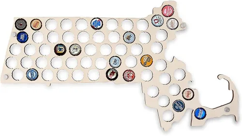 Vista 42 de Torched Tapa de cerveza Mapa Alabama, Estados Unidos tapa de cerveza titular decoración de pared, regalo para amantes de la cerveza para hombres